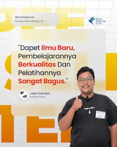 Testimoni Shopee Seller #1 - Jajat Sudrajat