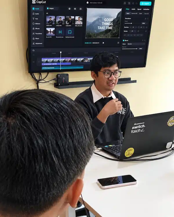 Dokumentasi kelas CapCut 1