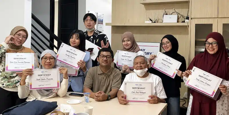 Suasana kelas CapCut Editing Mastery tatap muka di Bandung